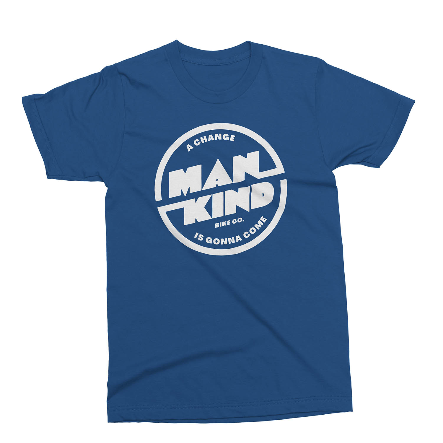 Mankind Change T-Shirt blue
